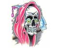  Skulls Kleur tattoo voorbeeld Reaper 5