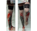  Tattoo socks benen tattoo voorbeeld Tattoo socks 4