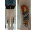  Tattoo socks benen tattoo voorbeeld Tattoo socks 5