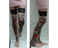  Tattoo socks benen tattoo voorbeeld tattoosocks 11