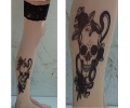  Tattoo socks benen tattoo voorbeeld tattoosocks 13