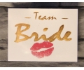   tattoo voorbeeld Team Bride Goud 1