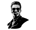  Hollywood tattoo voorbeeld Terminator 2