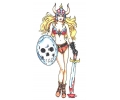  Pin-ups / Naakt (18+) tattoo voorbeeld Pin-up Viking