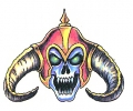  Vikingen tattoo voorbeeld Viking Skull 2