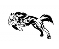  Roofdieren tattoo voorbeeld Wolf