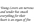  Spreuken / Poëzie tattoo voorbeeld Young hearts 